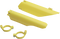 UFO Fork Tube Protectors - Yellow - SUZ - '04-'05 SU03998-102