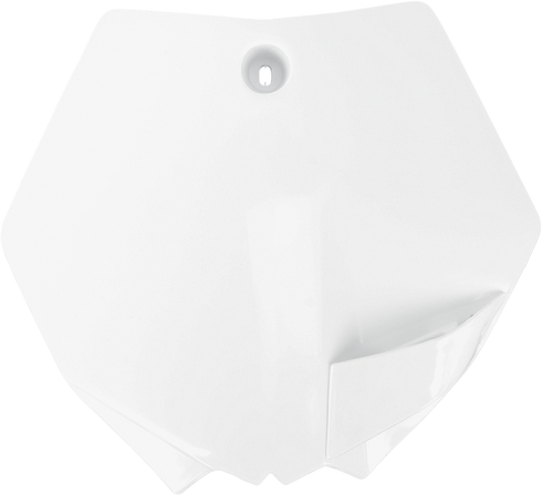 UFO Front Number Plate - White KT04008-047