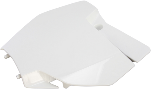 UFO Front Number Plate - White KT04063-047