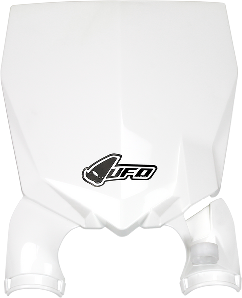 UFO Stadium Number Plate - White - Yamaha YA04855-046