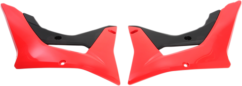 UFO Radiator Covers - Black/Red HO04683-999