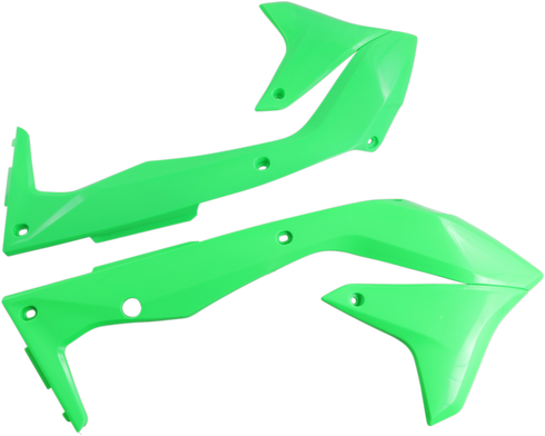 UFO Radiator Covers - Fluorescent Green KA04736-AFLU