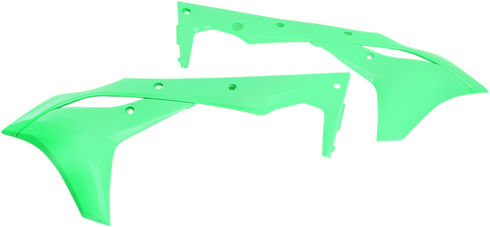 UFO Radiator Covers - Fluorescent Green KA04747-AFLU