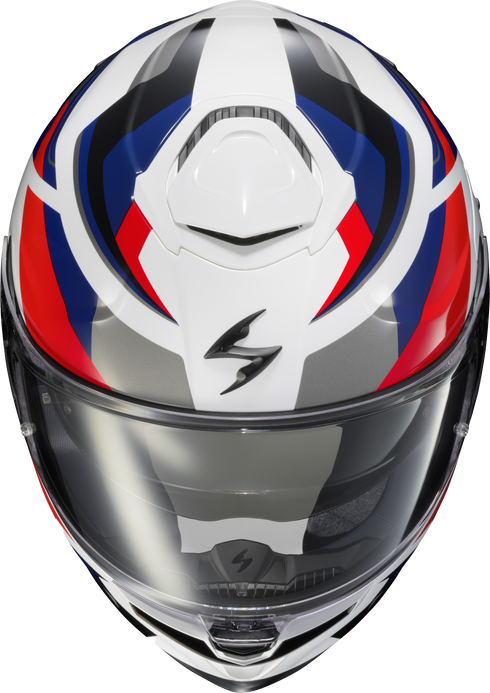 SCORPION EXO Exo Eclipse Full Face Helmet Lunar White/Red/Blue Lg - 75-2426L