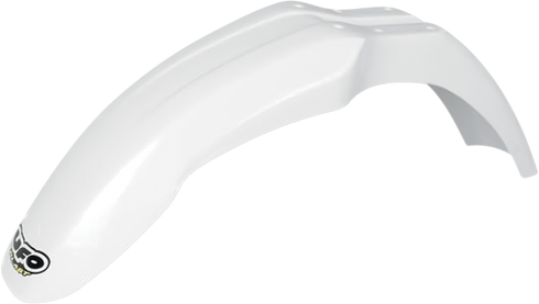 UFO Front Fender - White - Yamaha - YZ '93-'14 YA02873046