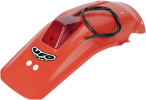 UFO Enduro Rear Fender with 21/5W Light - OEM XR Red HO02650121