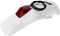 UFO Enduro Rear Fender with 21/5W Light - White HO02650041