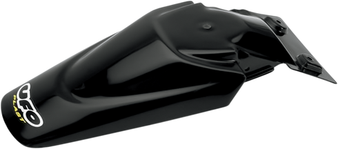 UFO MX Rear Fender - Black - Kawasaki - KX/KLX - '01-'26 KA03731001