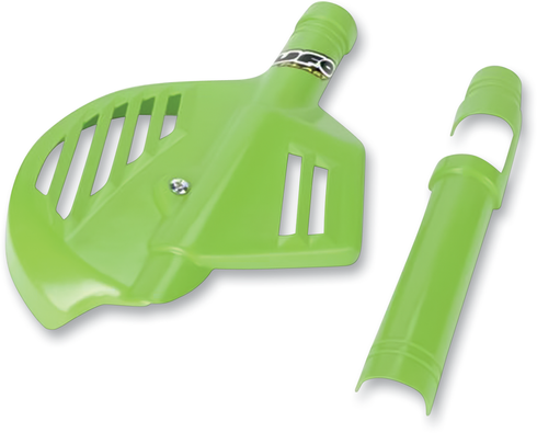 UFO Front Disc Cover - '95-'00 KX Green - Kawasaki - KDX 200 KA02796026