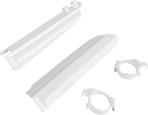 UFO Fork Tube Protectors - White YA03803046