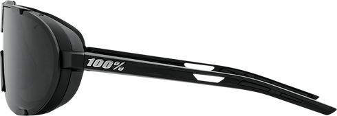 100% Westcraft Sunglasses - Matte Black - Smoke Lens 61046-102-01