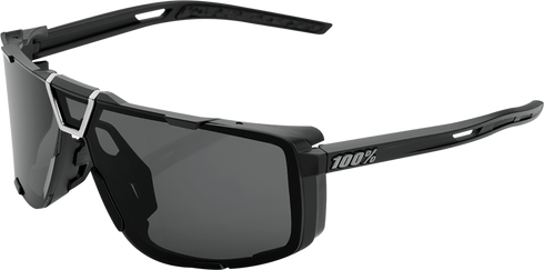 100% Eastcraft Sunglasses - Matte Black - Smoke Lens 61045-102-01
