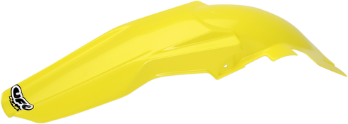 UFO MX Rear Fender - '01-'22 RM Yellow - Suzuki - RMZ '05-'07 SU03912-102