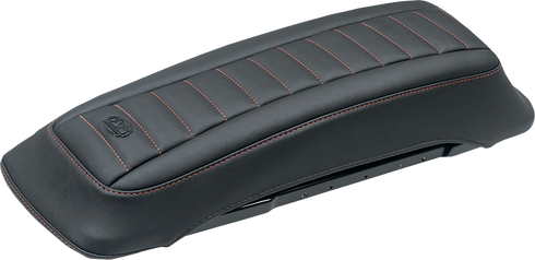 MUSTANG Saddlebag Lid Covers - Black/Red - FL '93-'13 77637AB