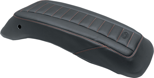 MUSTANG Saddlebag Lid Covers - Black/Red - FL '14-'24 77640AB