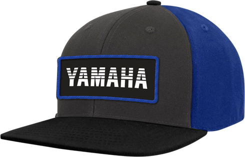 YAMAHA APPAREL Yamaha Patch Hat - Graphite/Blue NP21A-H2690