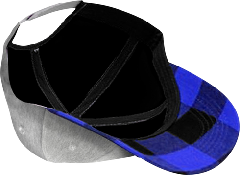 YAMAHA APPAREL Yamaha Flannel Hat - Heather Gray/Blue NP21A-H2737