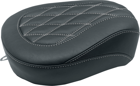 MUSTANG Wide Tripper™ Passenger Seat - Black w/ Gun Metal Stitching - FL '97-'25 76648GM