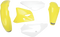UFO Replacement Body Kit - OEM Yellow/White - Suzuki - RM '00-'23 SUKIT405-999