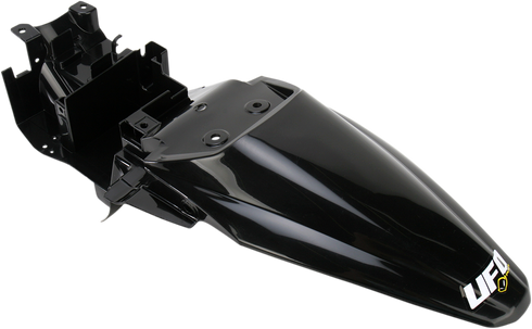 UFO MX Rear Fender - Black - Kawasaki - KLX '10-'25 KA04715-001