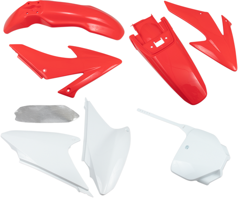 UFO Replacement Body Kit - OEM Red/White - Honda - CRF '08-'14 HOKIT117-999