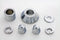 Colony Front Axle Spacer Kit Smooth Style Chrome - 2389-7