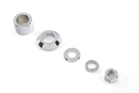 Colony Front Axle Spacer Kit Smooth Style Chrome - 2390-5