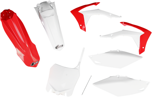 UFO Replacement Body Kit - OE Red/White - Honda - CRF '13-'17 HOKIT116-999