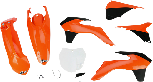 UFO Replacement Body Kit - OEM Orange/White/Black - KTM - SX '13-'15 KTKIT515-999