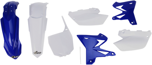 UFO Restyle Body Kit - '13 OEM Blue/White - Yamaha - YZ 125/250 YAKIT312-999W