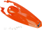 UFO Enduro Rear Fender with Light - '98-'20 OEM Orange KT04027-127