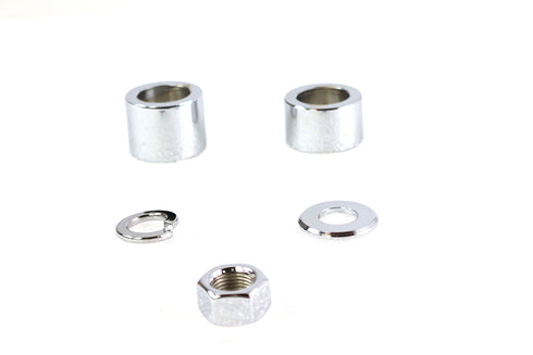 Colony Front Axle Spacer Kit Smooth Style Chrome - 2391-7