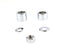 Colony Front Axle Spacer Kit Smooth Style Chrome - 2391-7