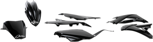 UFO Replacement Body Kit - Black - Kawasaki - KX '14-'21 KAKIT222-001