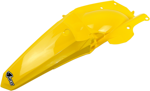 UFO MX Rear Fender - Yellow - Yamaha - YZ '14-'18 YA04840-101