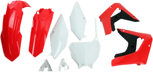 UFO Replacement Body Kit - OEM Red/White/Black - Honda - CRF '17-'21 HOKIT120-999