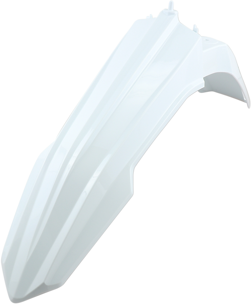 UFO Front Fender - White - Suzuki - RMZ SU04939-041