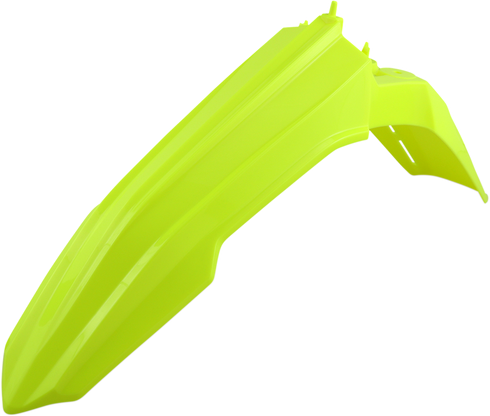 UFO Front Fender - Fluorescent Yellow - Suzuki - RMZ SU04939-DFLUU