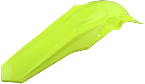 UFO MX Rear Fender - Fluorescent Yellow - Suzuki - RMZ '18-'26 SU04940-DFLUU