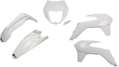 UFO Replacement Body Kit - White - KTM - EX '14-'16 KTKIT524047