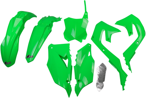 UFO Replacement Body Kit - Fluorescent Green - Kawasaki - KX '19-'24 KAKIT227AFLU