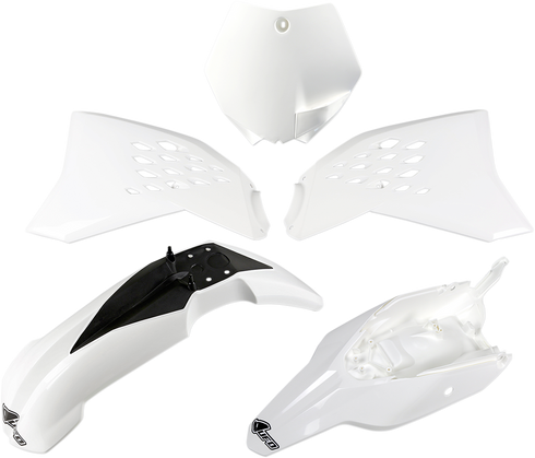 UFO Replacement Body Kit - White/Black - KTM - SX '12-'15 KTKIT525-047