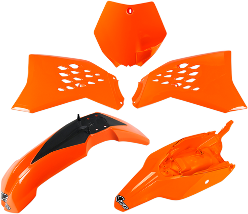 UFO Replacement Body Kit - '98-'22 KTM Orange/Black - KTM - SX '12-'15 KTKIT525-127