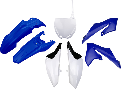 UFO Replacement Body Kit - '19-'20 OEM Blue/White/Black - Yamaha - YZ '19-'26 YAKIT322-999