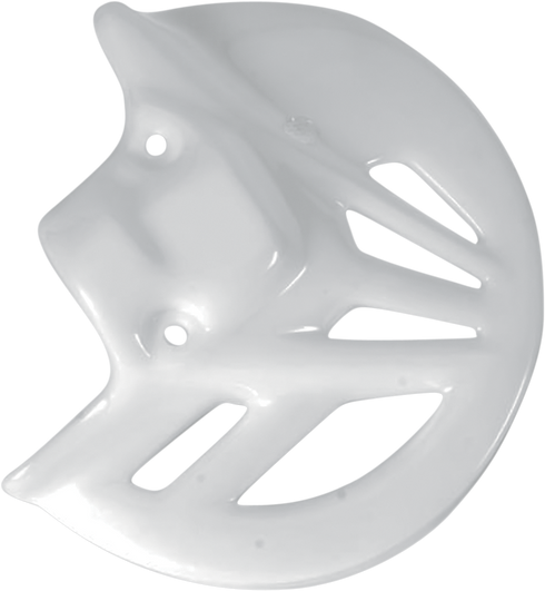 UFO Front Disc Cover - CR White - Honda - CR/CRF HO04604-280