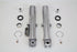 V-Twin Polished Lower Fork Slider Single Disc - 24-0087