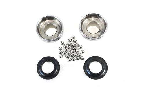 V-Twin Chrome Complete Neck Cup Kit - 24-0093