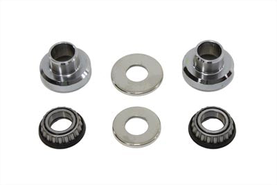 V-Twin Sealed Fork Neck Cup Bearing Kit Chrome - 24-0103