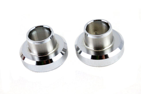 V-Twin Chrome Fork Neck Cup Set with Races - 24-0119