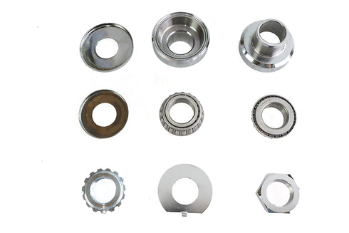 V-Twin Chrome Fork Neck Cup Kit - 24-0122